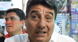 El candidato Johnny Torres estuvo visitando el Distrito 13 de la ciudad, desde la rotonda de la Cacharpaya
