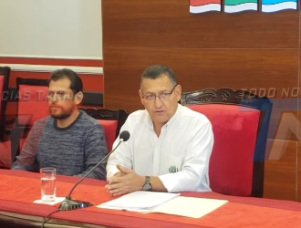 GOBERNADOR EMPRESA SU SOLIDARIDAD Y RECHAZA ACCIONES DE PODERES DEL ESTADO PARA LA INHABILITACION DE MARIO COSSIO.