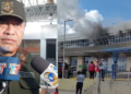 FUERTE INCENDIO EN LA NUEVA TERMINAL GENERA PÁNICO: EL SINIESTRO SE ORIGINÓ EN EL SEGUNDO PISO, EN UN LOCAL DE POLLOS.