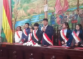 POSESIÓN DE AUTORIDADES INFANTILES MUNICIPALES EN HOMENAJE AL DIA DEL NIÑO BOLIVIANO.