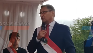 El Gobernador del departamento de Tarija, Lic. Oscar Montes Barzón, junto a autoridades departamentales y locales, rindió homenaje a los 209 años de la Batalla de La Tablada