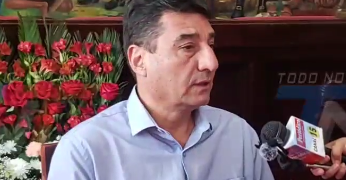 ALCALDE MUNICIPAL SE REFIERE A ACTOS REALIZADO POR ESTE 15 DE ABRIL Y APROBACIÓN DE CONTRUCCIÓN DE PLANTA FE TRATAMIENTO.