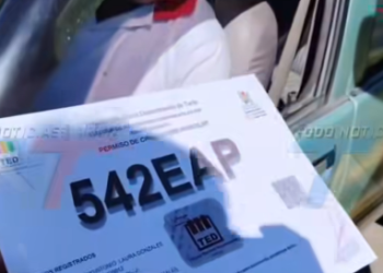 ADMITIÓ HABER FALSIFICADO PERMISO DE CIRCULACIÓN