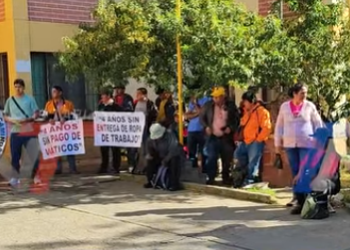 Trabajadores del SEDECA inician paro indefinido.