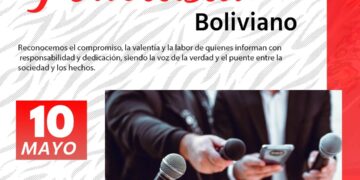 En el Día del Periodista Boliviano  reconocemos y valoramos la importante labor de quienes, con compromiso y responsabilidad, mantienen informada a nuestra población.