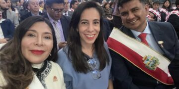 Gobernadora de Tarija María René Soruco Campero, la noche de este sábado participa en sucre de la denominada “Noche en Blanco” en el centro histórico de la ciudad.