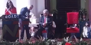 Posesión de la Primera Gobernadora del Departamento de Tarija Dra. María René Soruco Campero