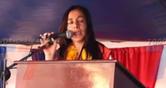 La Gobernadora del departamento de Tarija, Dra. María René Soruco Campero, participó en los actos conmemorativos por el 79 aniversario del municipio de El Puente