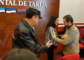 La Gobernadora del departamento de Tarija, Dra. María René Soruco, sostuvo una reunión con el alcalde de Iniesta, España, de la región Castilla-La Mancha.