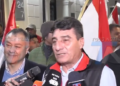 Con un mensaje de unidad y dialogo Alcalde de Tarija participa de la marcha por la democracia