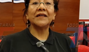 La secretaria de Desarrollo Humano de la Gobernación de Tarija, Marbel Castro, visitó este jueves el Instituto Tecnológico Agropecuario San Andrés.