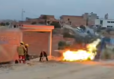 TERRIBLE FUGA DE GAS GENERÓ MOMENTOS DE PÁNICO EN EL B. 20 DE ENERO.