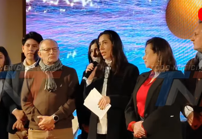La gobernadora del departamento de Tarija, Dra. María René Soruco Campero, participó en el acto inaugural del programa “Diálogos con el Futuro 2026”