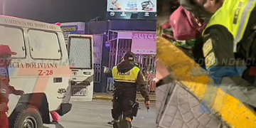 DOS POLICÍAS RESULTARON HERIDOS EN UN HECHO DE TRÁNSITO TRAS COLISIONAR CON UN AUTOMÓVIL