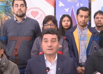 Con el apoyo de diferentes instituciones Alcalde de Tarija pone en marcha la campaña solidaria «Unidos por Bolivia»