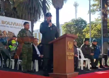 COMANDANTE DE POLICÍA DEPARTAMENTAL REALIZA LA INAUGURACIÓN DE FERIA UNIPOL 2026