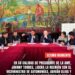 En su calidad de presidente de la Asociación de Municipios de Tarija (AMT), el alcalde Johnny Torres Terzo lideró una reunión de coordinación junto al viceministro de Autonomías, Adrián Oliva.