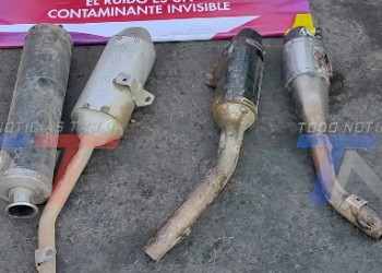 MUNICIPIO Y POLICÍA REACTIVAN CONTROLES A MOTOCICLISTAS PARA EL RETIRO DE ESCAPES RUIDOSOS Y USO DE CASCO DE SEGURIDAD.