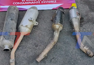 MUNICIPIO Y POLICÍA REACTIVAN CONTROLES A MOTOCICLISTAS PARA EL RETIRO DE ESCAPES RUIDOSOS Y USO DE CASCO DE SEGURIDAD.