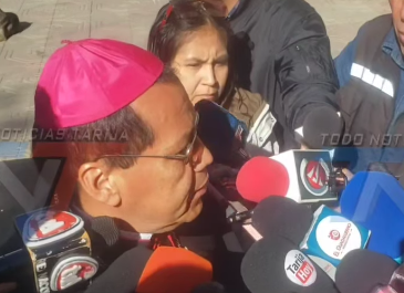MON SEÑOR PIDE A LAS AUTORIDADES SOLUCIONES PACIFICAS FRENTE A CONFLICTOS