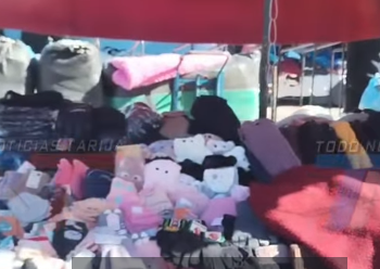 YA SE INSTALA LA FERIA DE INVIERNO EN EL PARQUE TEMÁTICO, LAS VENTAS SERÁN DESDE HORAS DE LA TARDE.