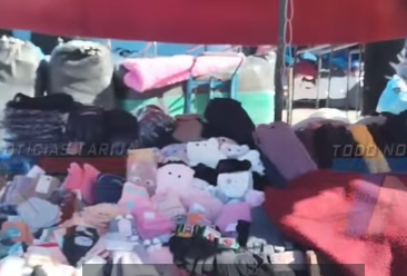 YA SE INSTALA LA FERIA DE INVIERNO EN EL PARQUE TEMÁTICO, LAS VENTAS SERÁN DESDE HORAS DE LA TARDE.