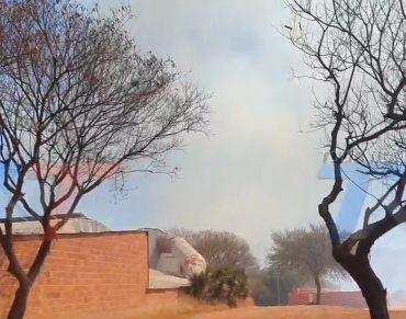 INCENDIO DE GRAN MAGNITUD EN EL PORTILLO BAJO