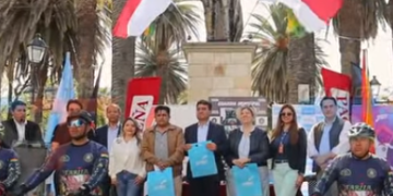 Seguridad y servicio Alcaldía de Tarija presenta a la patrulla turística