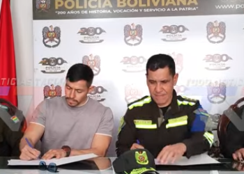 LA POLICÍA DE TARIJA DECLARÓ LA GUERRA AL SOBREPESO CON LA FIRMA DE UN CONVENIO QUE PERMITIRÁ A SUS EFECTIVOS ACCEDER A GIMNASIOS CON DESCUENTOS Y PLANES ESPECIALES DE ENTRENAMIENTO