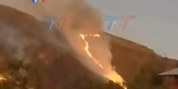 RUMINCANCHA SIGUE ARDIENDO, NO HAY NADIE PARA SOFOCAR EL INCENDIO