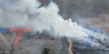 LOS 290 FOCOS DE CALOR REGISTRADOS EN LOS ÚLTIMOS DÍAS YA EMPIEZAN A AFECTAR LA CALIDAD DEL AIRE EN TARIJA.