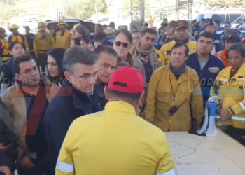 LLEGA EL PRESIDENTE AL RINCON DE LA VICTORIA