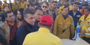 LLEGA EL PRESIDENTE AL RINCON DE LA VICTORIA