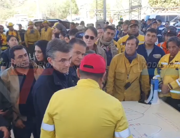 LLEGA EL PRESIDENTE AL RINCON DE LA VICTORIA