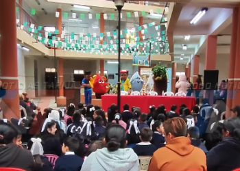 INAUGURAN EN EL MERCADO SAN BERNARDO EL PRIMER CENTRO LÚDICO DE TARIJA PARA PREVENCIÓN DE RIESGOS