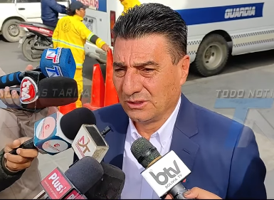 ALCALDE DE TARIJA SEÑALA QUE LA AMPLIACIÓN DEL ESTADO DE EXCEPCIÓN DEBE GARANTIZAR LA PAZ SOCIAL Y DAR PASO AL DIÁLOGO