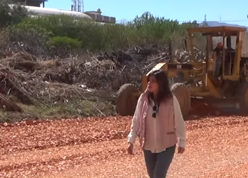 CONCEJAL MARYSABEL ROMERO INSPECCIONA TRABAJOS DE ADECUACIÓN DEL INGRESO AL PREDIO DEPORTIVO PADRE JUAN VEGA BALDIVIEZO