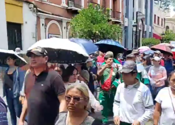 MAGISTERIO CUMPLE PARO CON MARCHAS EN RECHAZO A QUE LOS INSTITUTOS TECNOLÓGICOS PASEN A DEPENDER DE LAS GOBERNACIONES